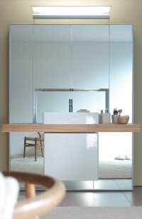 Spiegel, Spiegelschrank, Mirrorwall an der Wand