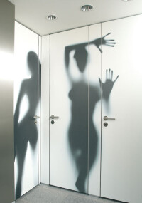 Hingucker: (Sanitär-)Trennwände mit individuell gestalteten Oberflächen