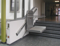 Treppensitzlift in einer Wohneigentumsanlage
