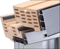 Passivhausfenster aus Aluminium-Holz