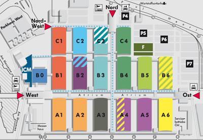 Hallenplan BAU