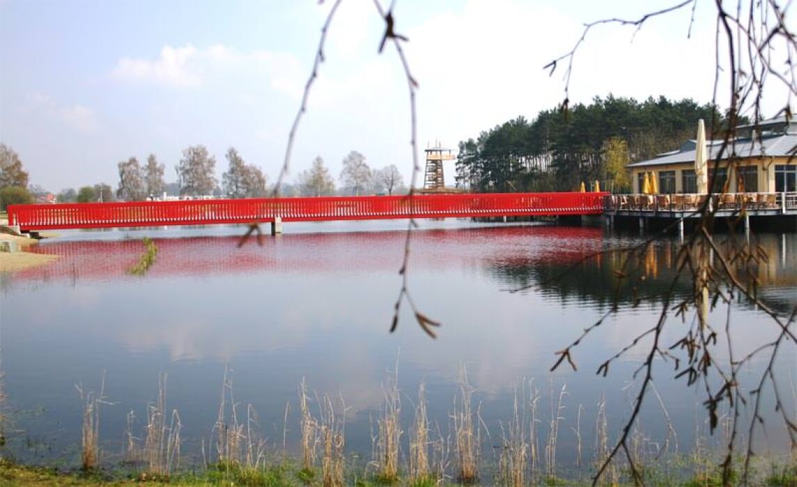 Brücke der Landesgartenschau in Rietberg, Prof. Eberhard Fiebig, Kassel