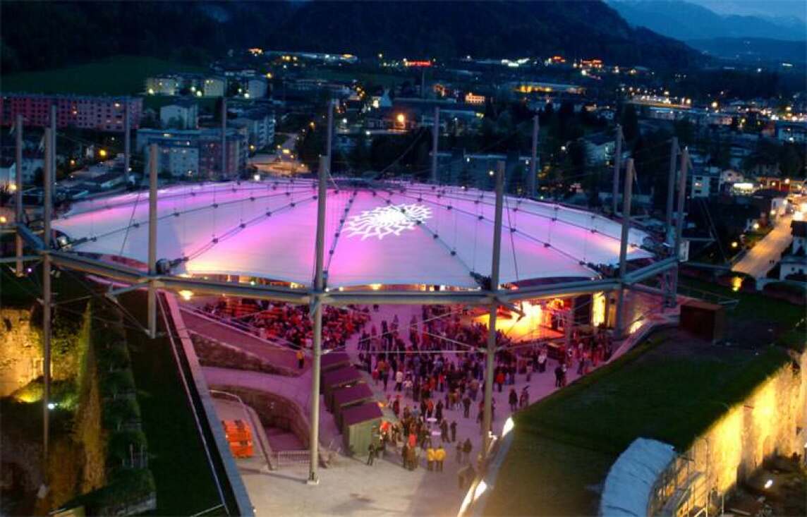 Festungs Arena Kufstein - Wandelbares Dach, Kugel + Rein Architekten und Ingenieure, Stuttgart