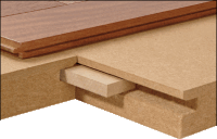 Ökologische Trockenestrichplatte aus Holzfasern