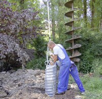 Helix-Sonde für eine neue Form der Erdwärmenutzung