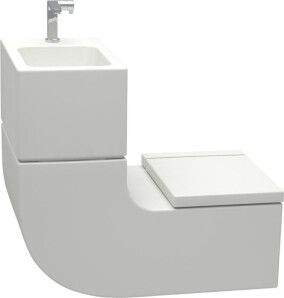 W+W kombiniert Waschbecken und WC