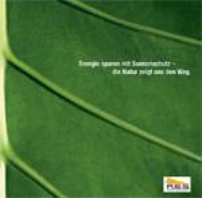 Broschüre und Studie: Energie sparen mit Sonnenschutz