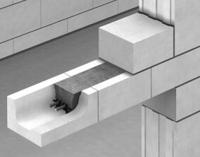 Flachstürze mit bewehrten Zuggurten in Kalksand-Formsteinen