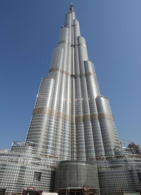 Burj Khalifa mit 828 Metern das höchste Gebäude der Welt