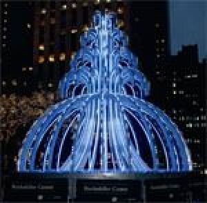 Electric Fountain am Rockefeller Plaza, New York, Sue Webster, Tim Noble, Michael Hammers Studios GmbH, Wesseling