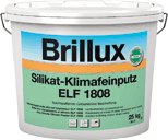 für Allergiker geeigneter Klimafeinputz, Innenputz, Brillux Silikatputz ELF 1808