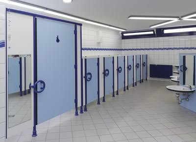 Sanitär-Trennwände für kleine Persönlichkeiten | WC-Kabinen für