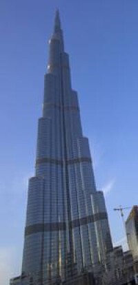 Burj Khalifa mit 828 Metern das höchste Gebäude der Welt
