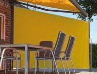 Seitenmarkise von Markilux mit Schrägschnitt