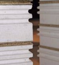 Uni-Loft: begehbare Dachbodendämmung mit Nut, Feder und 
			  System