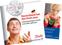 Danfoss und Grundfos gemeinsam gegen schlecht geregelte Heizungsanlage