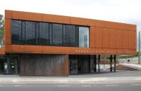 Baustahl als Fassade: Besucherzentrum Gedenkstätte Berliner Mauer