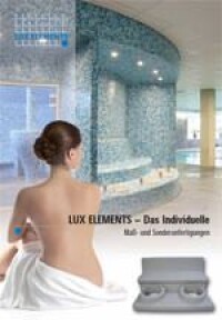 Broschüre über Maßanfertigungen in Wellness- und Freizeitanlagen
