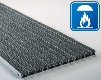 Eingangsmattensysteme für erhöhte brandschutztechnische 			  Anforderungen