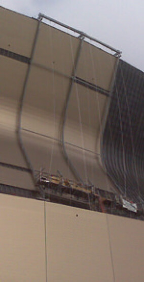 Kalzip-Aluminiumhülle für Superdome in New Orleans