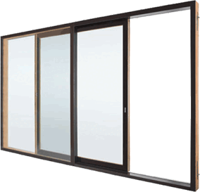 Bündig: Schiebetür im Stil eines walchfenster04