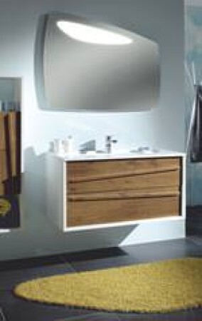 Sanipa Waschplätze mit einem Hauch Nierentisch