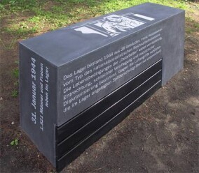 Historischer Ort mit Fotobeton gestaltet