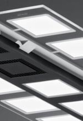 Funktionstüchtige OLED-Leuchtenstudie von Novaled und Trilux