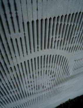 Ein Foto in Beton gegossen