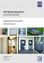 Multifunktionstür, Umweltproduktdeklaration, EPD, Stahltür