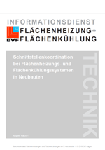 Fachbroschüre über Schnittstellenkoordination bei Flächenheizung und Flächenkühlung