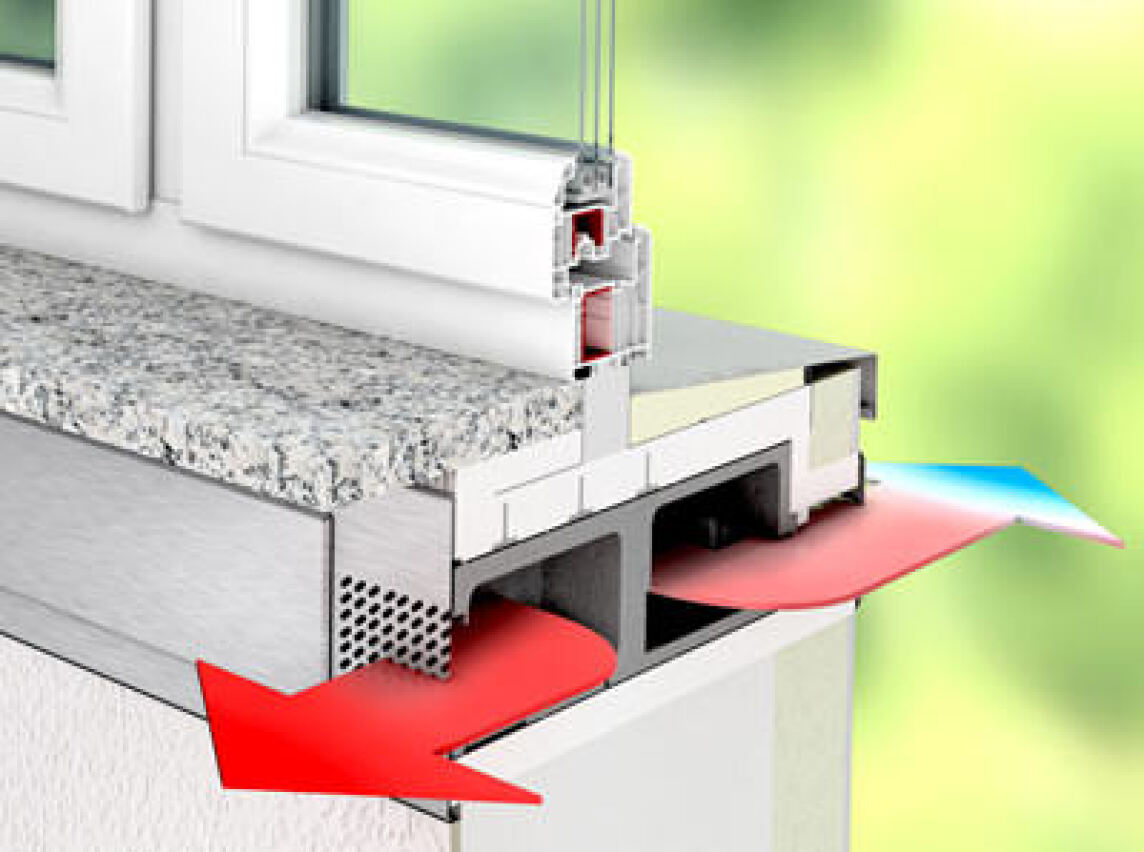 Kongenial Fensteraustausch und Fensterbank mit
