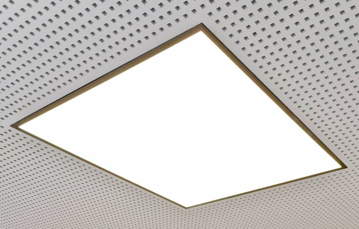 Flächenlicht "Knauf Daylight" bietet künstliches Tageslicht aus der Decke