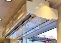 Energieeinsparung bei Kältemittel betriebenen Luftschleiergeräten