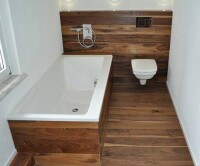 Wohlfühlzentrum Bad ... mit naturgeölten Holzböden