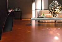 Leder-Fußboden aus recycelten Resten der Lederverarbeitung