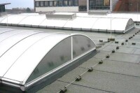 Energiesparfolie Opalfilm Ecolux für Tageslicht nutzende Dächer und Fassaden