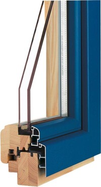 WK2-geprüfte Niveau-Fenster in Holz- und Holz-Alu