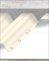 F90 für Trapezprofildecken und -dächer mit Aufbeton