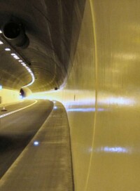 Gut beschichtet ist halb gereinigt - siehe  Hornberg-Tunnel