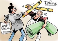 Zu Pingelig? Frisch verlegter Teppichboden gab Anlass zum Streit.