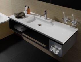 Filigrane Laufen-Waschtische (nicht nur) für Hotels