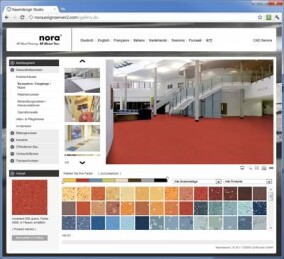 Online-Service für Architekten im nora Raumdesign Studio mit CAD-Anschluss