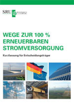 SRU-Studie: Wege zur 100% erneuerbaren Stromversorgung