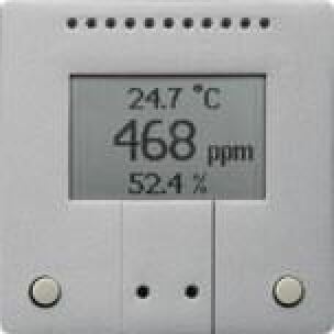 Lüftungs- und Temperaturregelung mit Kombisensor KNX AQS/TH-B-UP von Elsner