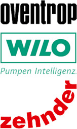 Zehnder, Oventrop und Wilo