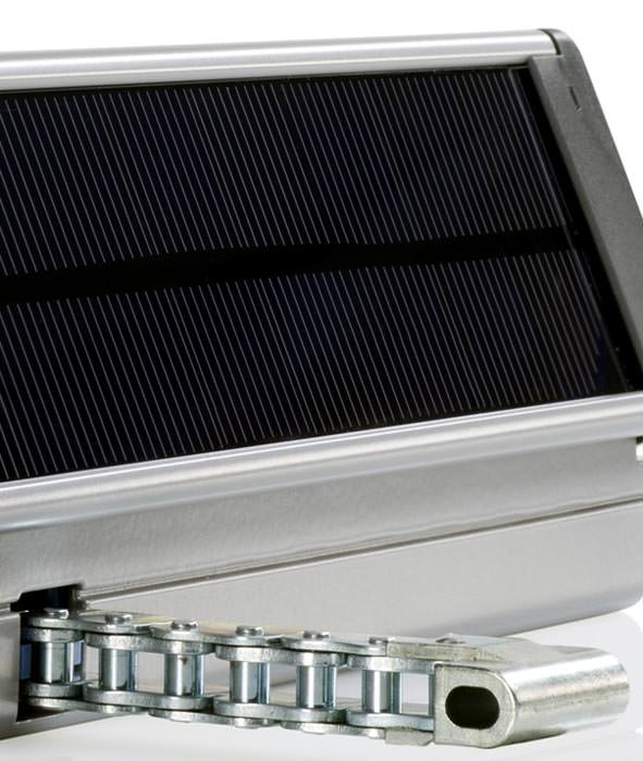 Solarbetriebener Kettenantrieb von D+H für Wohndach- und