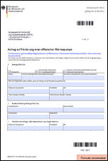 BAFA-Antrag für Wärmepumpen