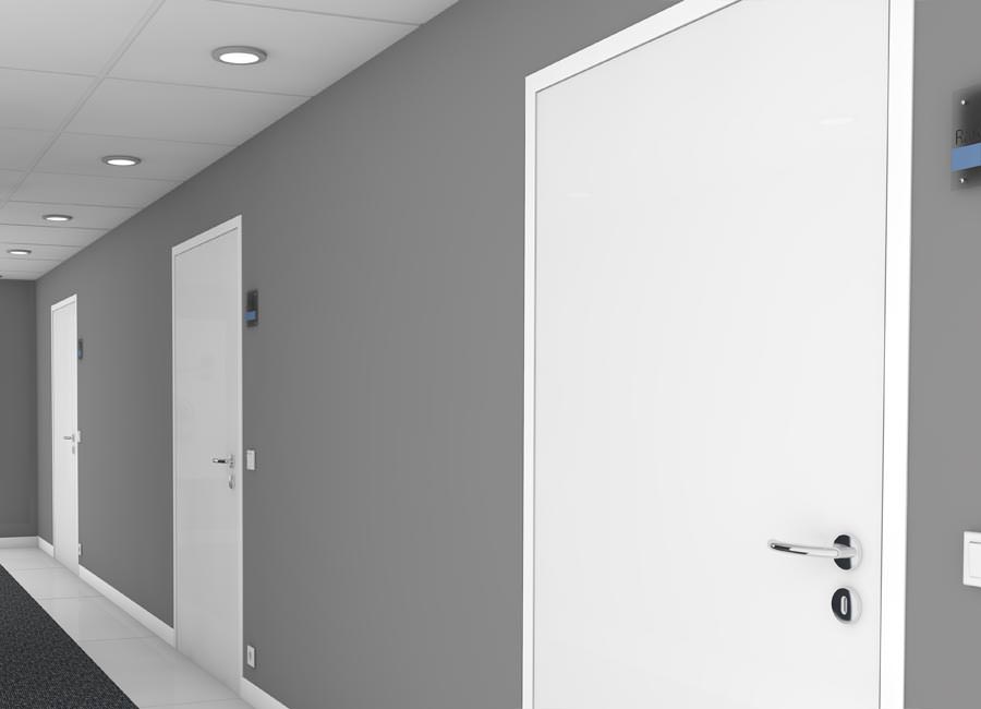 BOS-Leibungszarge Planar ermöglicht flächenbündigen Einbau von Türen