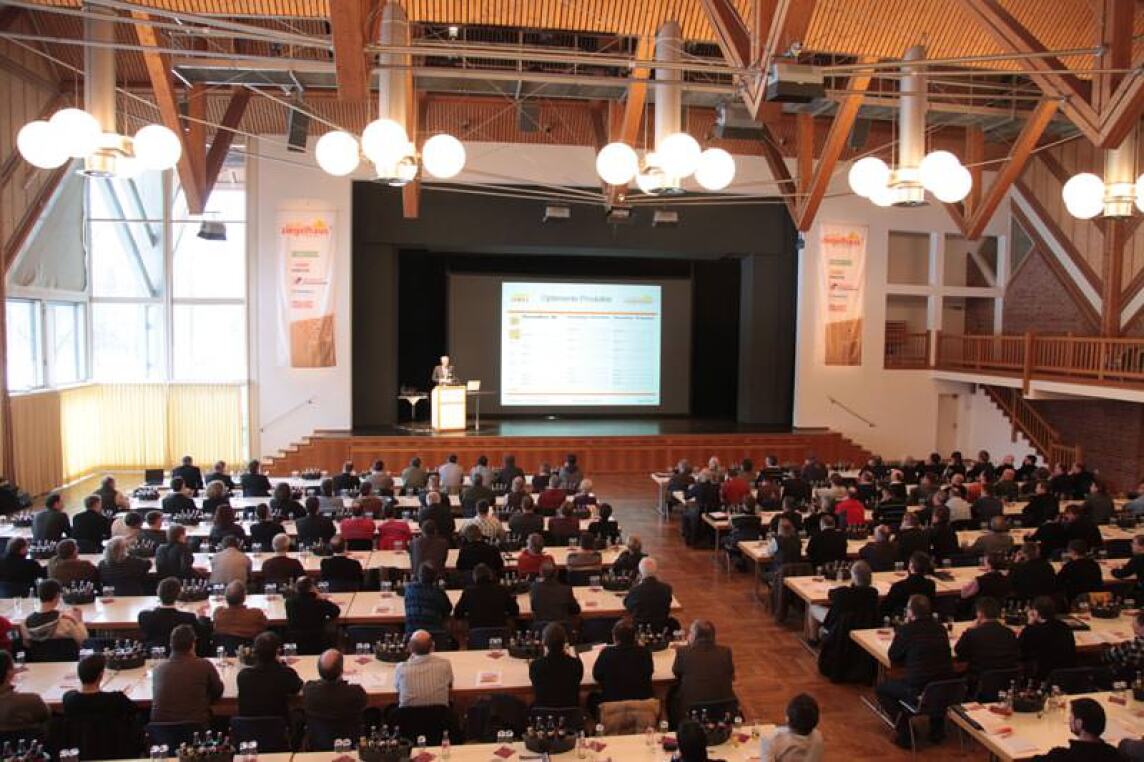 voller Saal bei den Mauerwerkstagen 2011